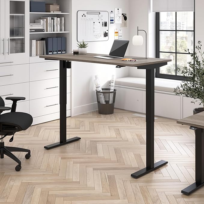 Bush Business Furniture 60-inch Electric Height Adjustable Standing Desk - Image 2
