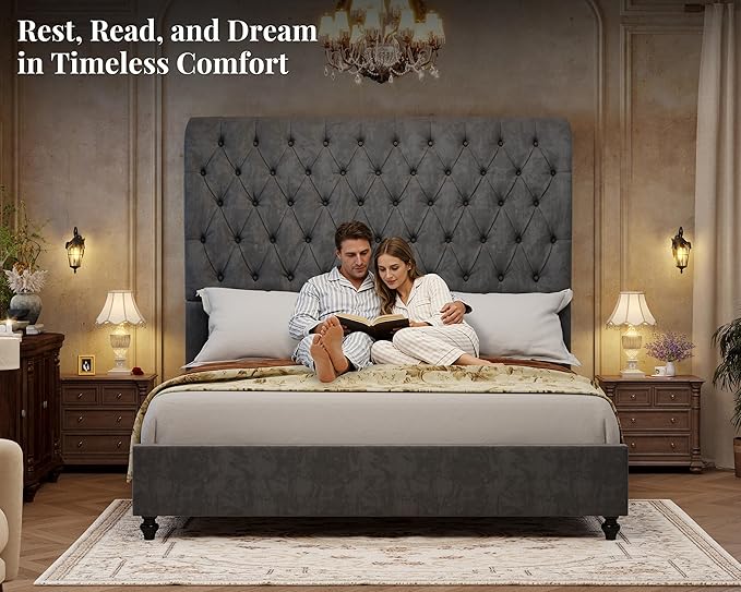 Jocisland King Size Bed Frame - Image 3