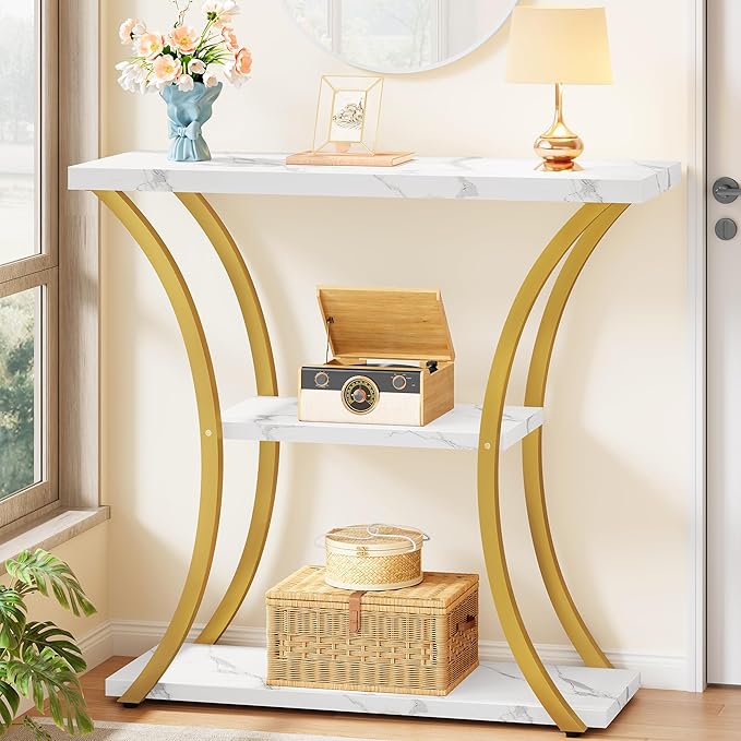 Hoctieon 3 Tier Console Table by Hoctieon