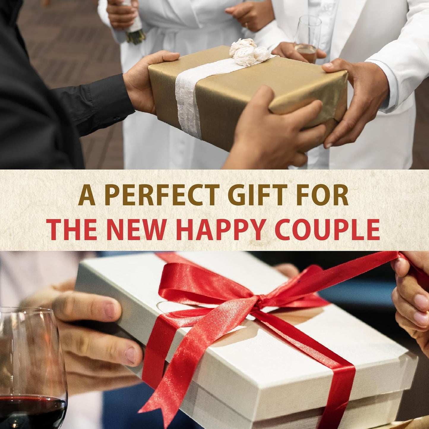 50 Pcs Advice and Wishes for the Mr and Mrs Cards in Box - Bridal Shower Guest Book - Perfect for Newlywed Games, Reception Decor, Engagement Parties & Anniversary Wishes(Black Bow) - B07