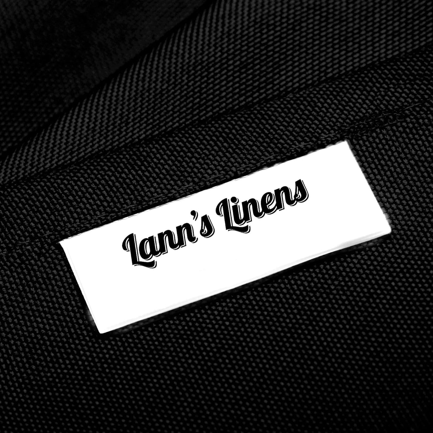 Lann's Linens - 70" Square Premium Tablecloth for Wedding/Banquet/Restaurant - Polyester Fabric Table Cloth - Black
