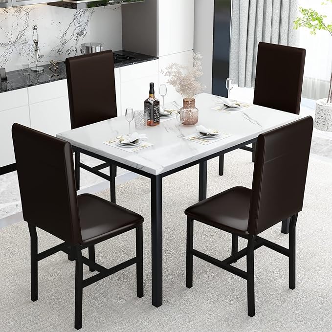 AWQM 5 Piece Dinning Table Sets - Image 2