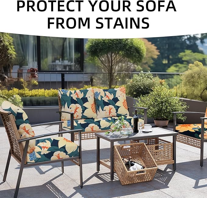 Outdoor Cushion Covers Set, Replacement - Image 4