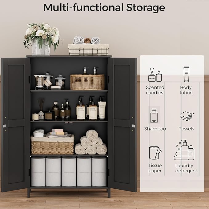 Homleke Farmhouse Bathroom Cabinet - Image 4