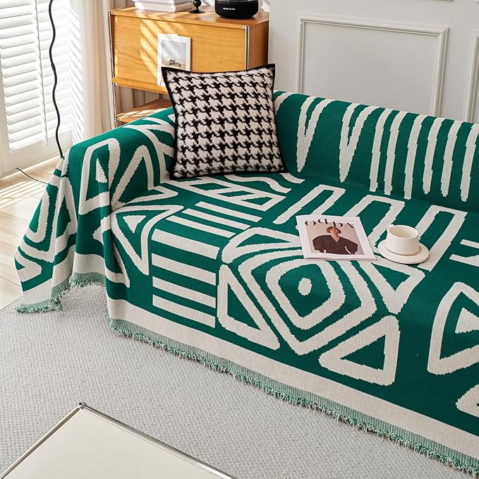 VClife Boho Couch Cover for Sectional Sofa, Small Loveseat Cover Dog Furniture - Image 6