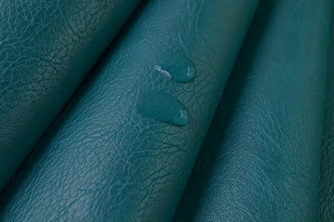 Wento Thick Faux Leather Fabric Soft Skin Grain PU Leather - Image 6