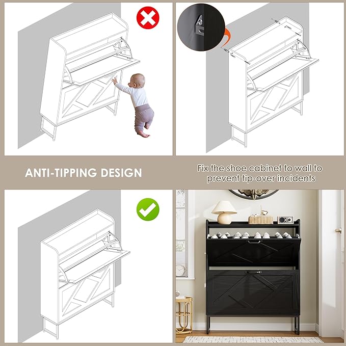 Nicetree Shoe Storage Cabinet - Image 9