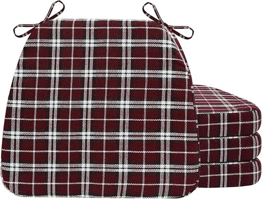 AAAAAcessories D-Shaped Chair Cushions, Machine-Washable Cover by AAAAAcessories