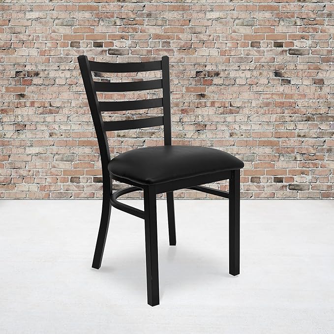Flash Furniture Hercules Series Commercial Ladder Back Restaurant Chairs - Image 2