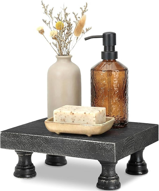 EOSAHR Stylish Rustic Pine Wood Riser Display Stand by EOSAHR
