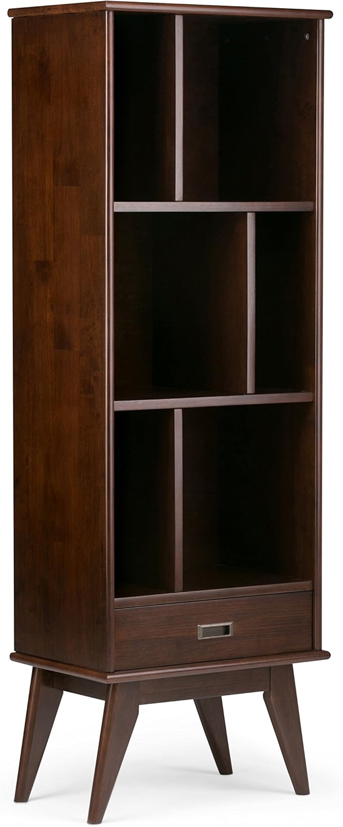SIMPLIHOME Draper 22 inch Mid-Century Modern 6 Cubbie Bookcase - Image 5