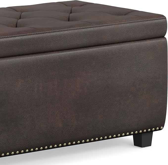 SIMPLIHOME Hamilton Storage Ottoman - Image 11