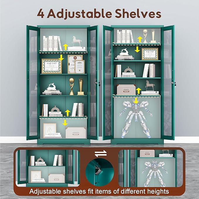 UNICOLY Lockable Display Cabinet - Image 7