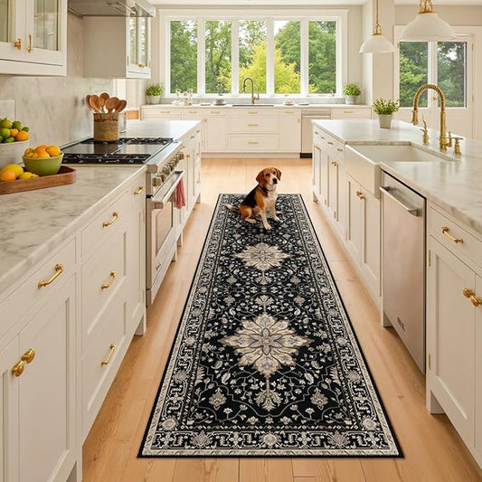 RELEANY Area Rugs 2'x8' Runner Rug Non Slip Washable by RELEANY