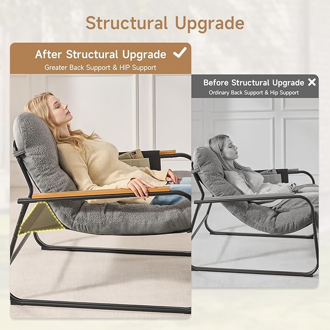 ONBRILL Oversized Modern Accent Chair - Image 4