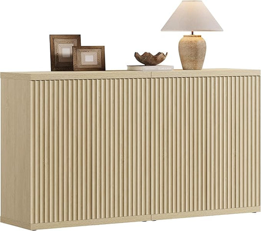SICOTAS Buffet Cabinet with Storage Accent Sideboard Modern Credenza with Doors by SICOTAS