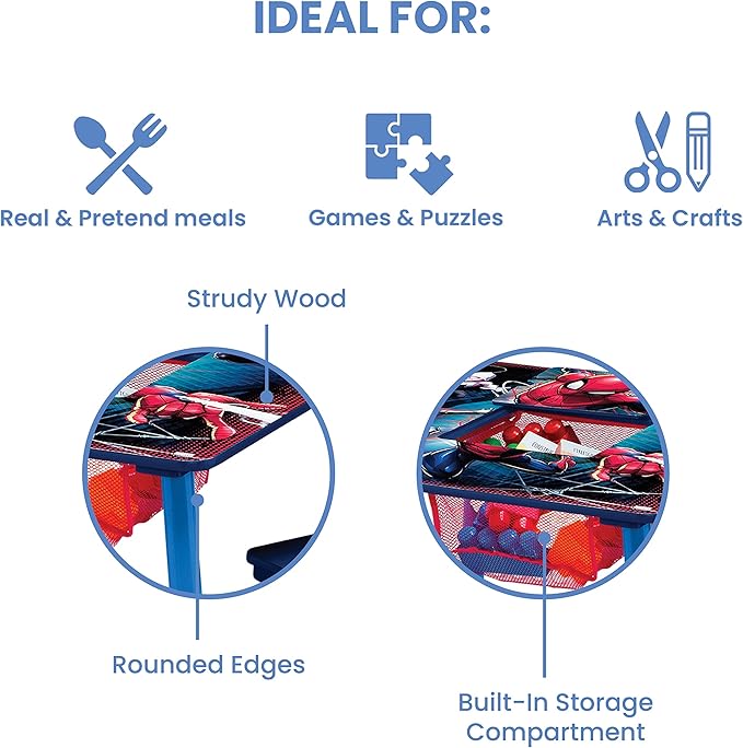 Delta Children Marvel Spider Man Kids Table Set - Image 4