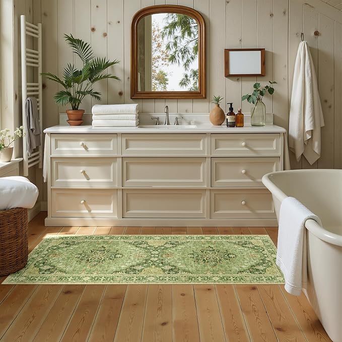 RELEANY Area Rugs 2'x6' Runner Rug Non Slip Washable - Image 3