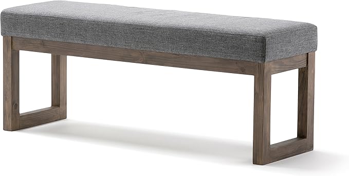 SIMPLIHOME Milltown Large Ottoman Bench by SimpliHome