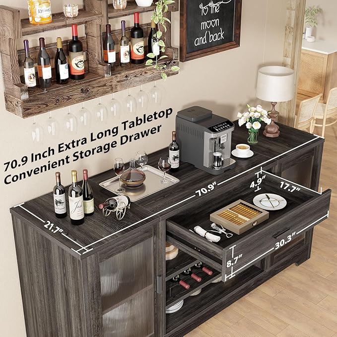 HSH Large Coffee Bar Cabinet - Image 5
