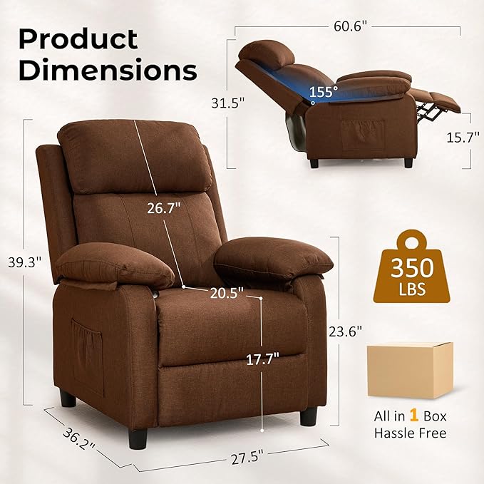 Korser Recliner Chair, Reading Chair - Image 2