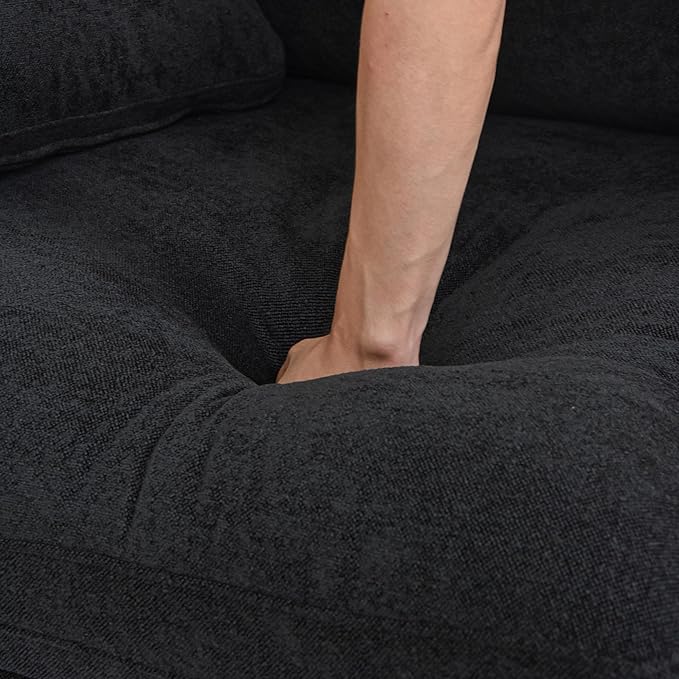 Cloud Modular Sectional Sofa Couch, 120.45" U Shaped Convertible Couches - Image 8