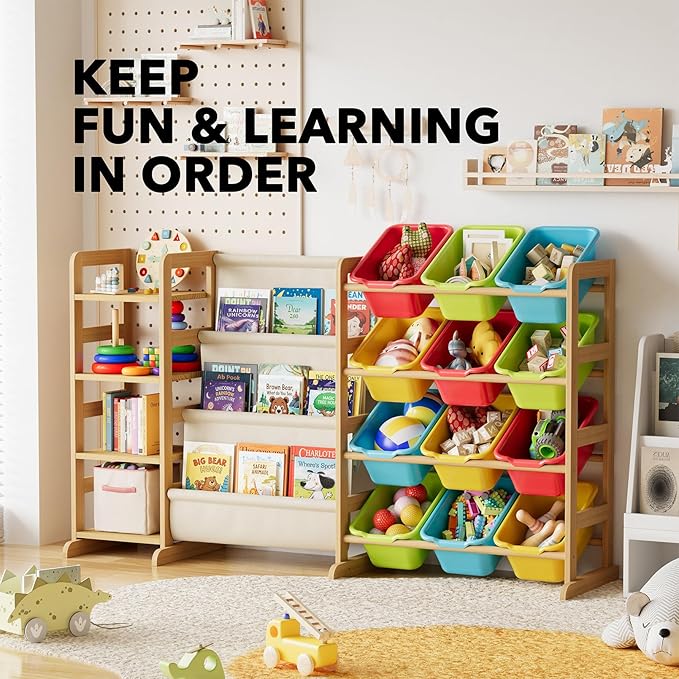 SpaceAid 3-in-1 Toy Storage Organizer - Image 5