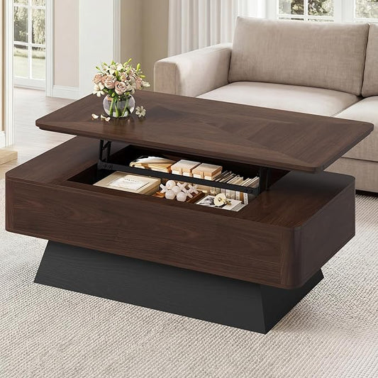 47.2" Mid-Century Modern Lift Top Coffee Table by Unknown