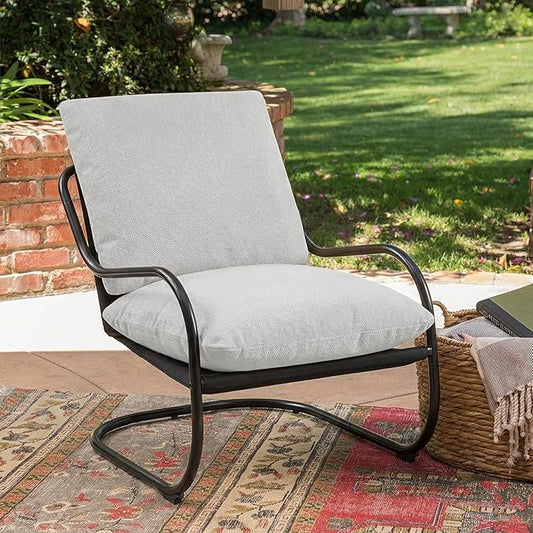 Peace nest Modern Accent Chair, Soft Upholstered Armchair by Peacenest