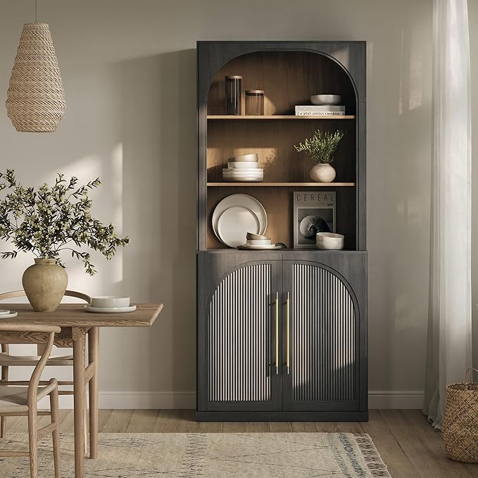 BELLEZE 72" Tall Storage Cabinet - Image 7