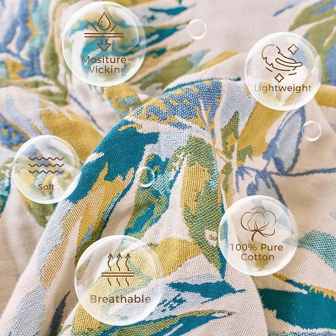 LUTBM Boho Throw Blanket for Couch Sofa Chair Cotton Summer Blankets for - Image 7