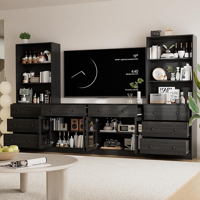 TUSY 71" Large TV Stand Set - Image 3