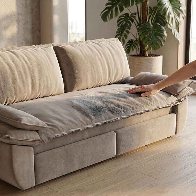 73.2" Sofa Bed Queen, 3-in-1 Pull Out Sofa Bed - Image 10