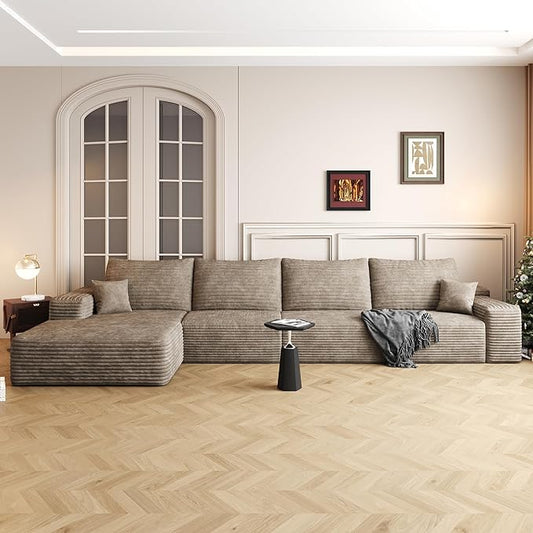 AUGOP 136" Sectional Couches for Living Room Modern Modular Sofa by AUGOP
