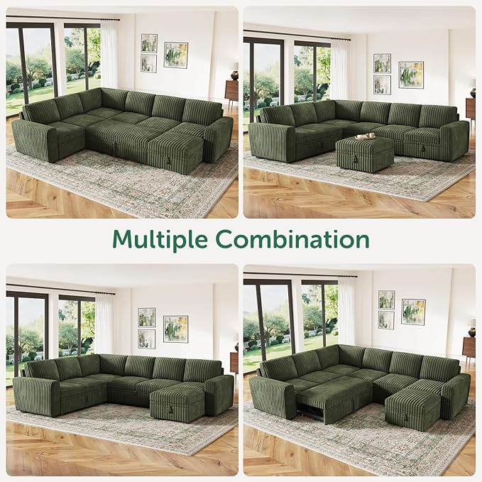 HONBAY Modular Sectional Sleeper Sofa - Image 6