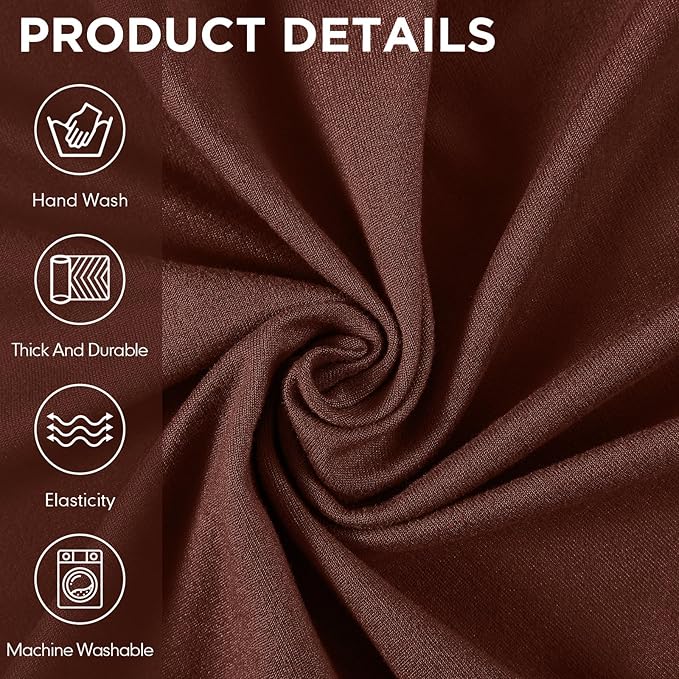 Peryiter 2 Pcs Sofa Covers Couch and Loveseat Covers Set Stretch Sofa Slipcover - Image 4