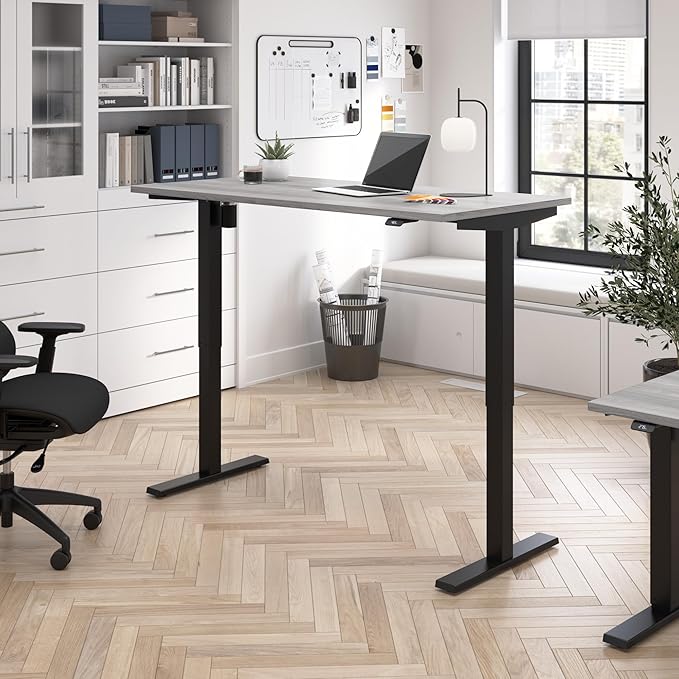 Bush Business Furniture 60-inch Electric Height Adjustable Standing Desk - Image 2