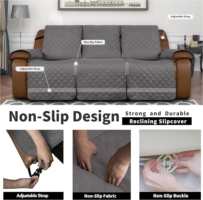 Easy-Going Oversized Recliner Sofa Cover, Reversible Couch Cover - Image 4