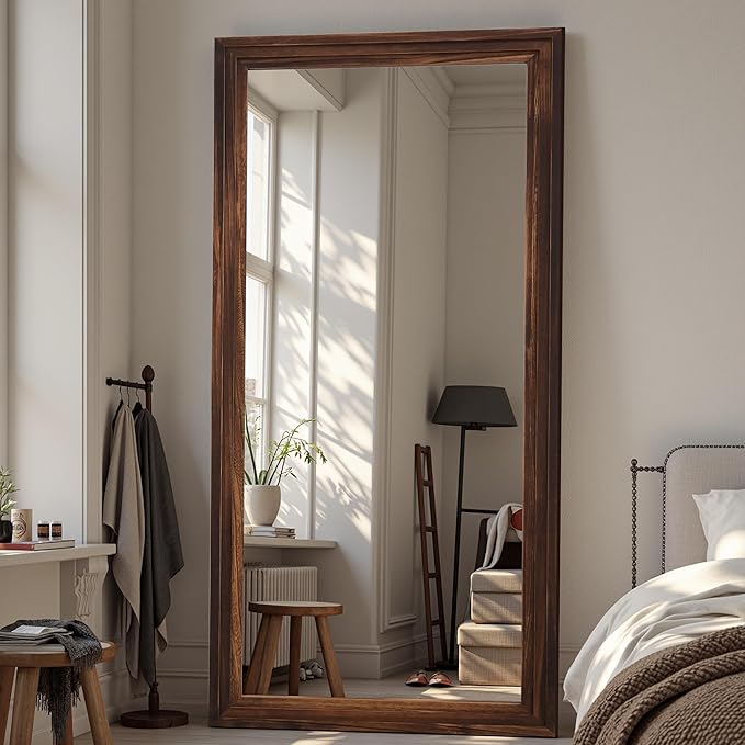 Full Length Mirror, Oversized Stand Up Mirrors Large Wall Mirrors, Wall Mounted - Image 3