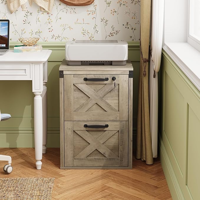 DEVAISE 2 Drawer File Cabinet - Image 2