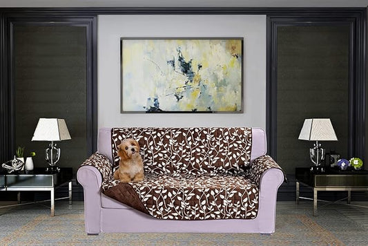 Elegant Comfort Quilted Furniture Protectors Solid and Printed Design by ELEGANTCOMFORT