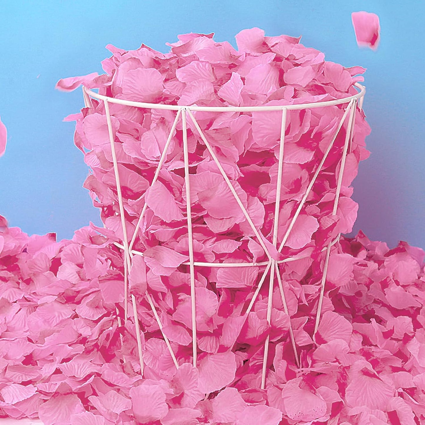 1000 Pcs Artificial Silk Rose Petals Decoration Wedding Party Color Pink