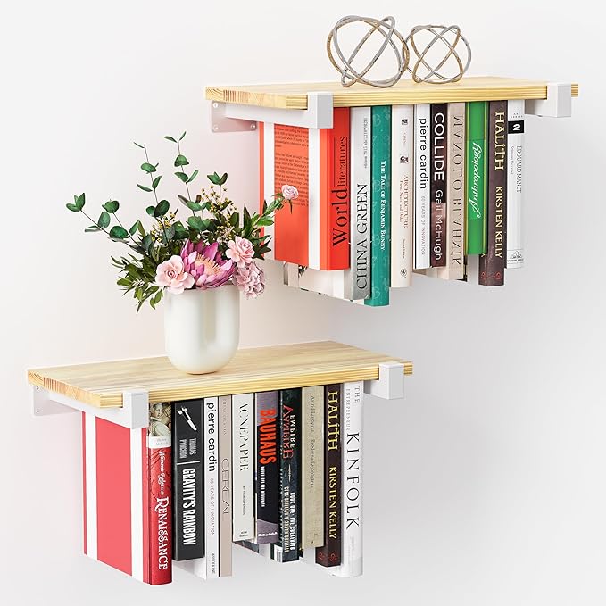 NANATI 2 Set of Floating Bookshelf by Unknown