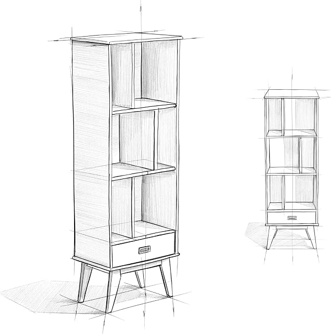SIMPLIHOME Draper Bookcase - Image 9