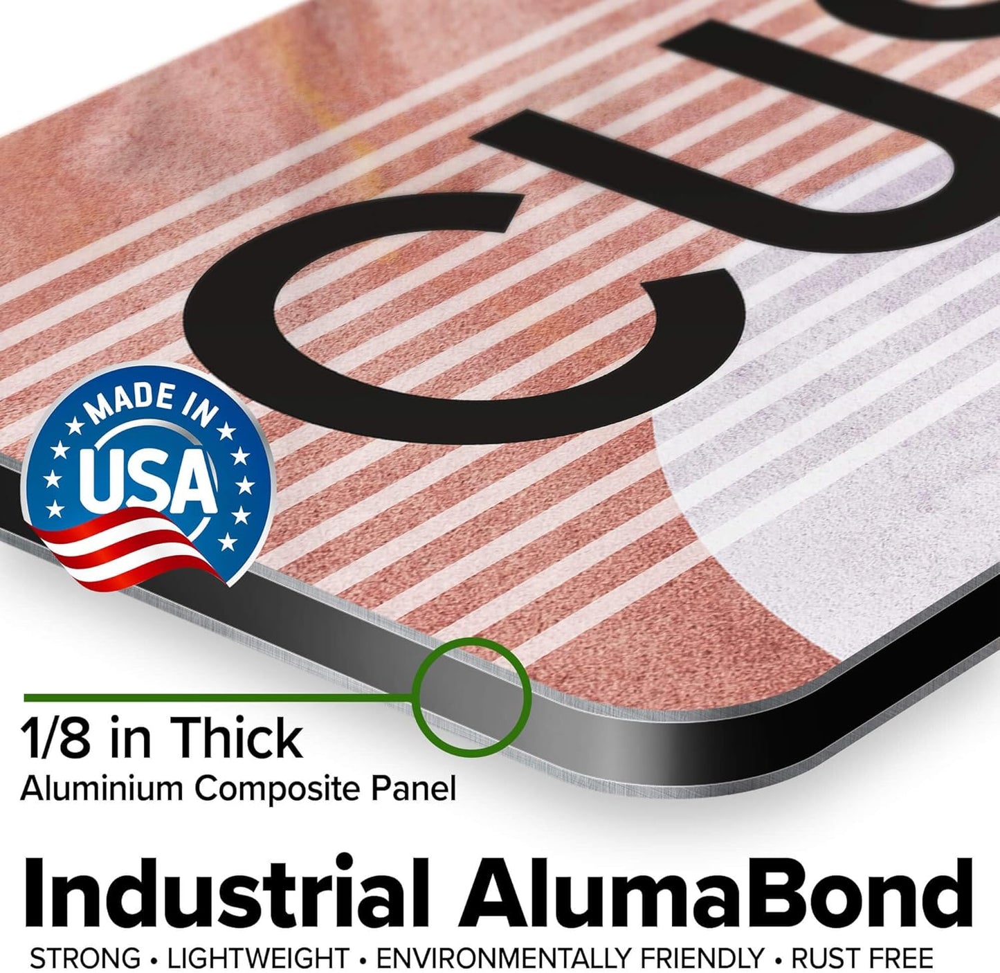 Custom Sign, Custom Street Sign, 11 Font Colors, 13 Font Styles, 4 Hole Options, 22 Sizes, 8x32 Inches, Rust Free DiBound, Fade Resistant, Made in USA by My Sign Center (Mid-Century Modern 1)