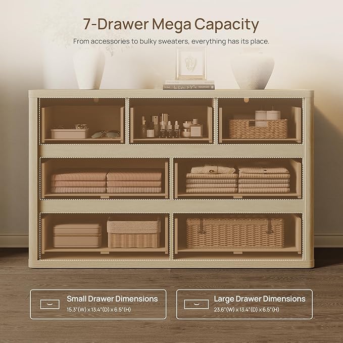 SICOTAS Dresser for Bedroom - Image 4