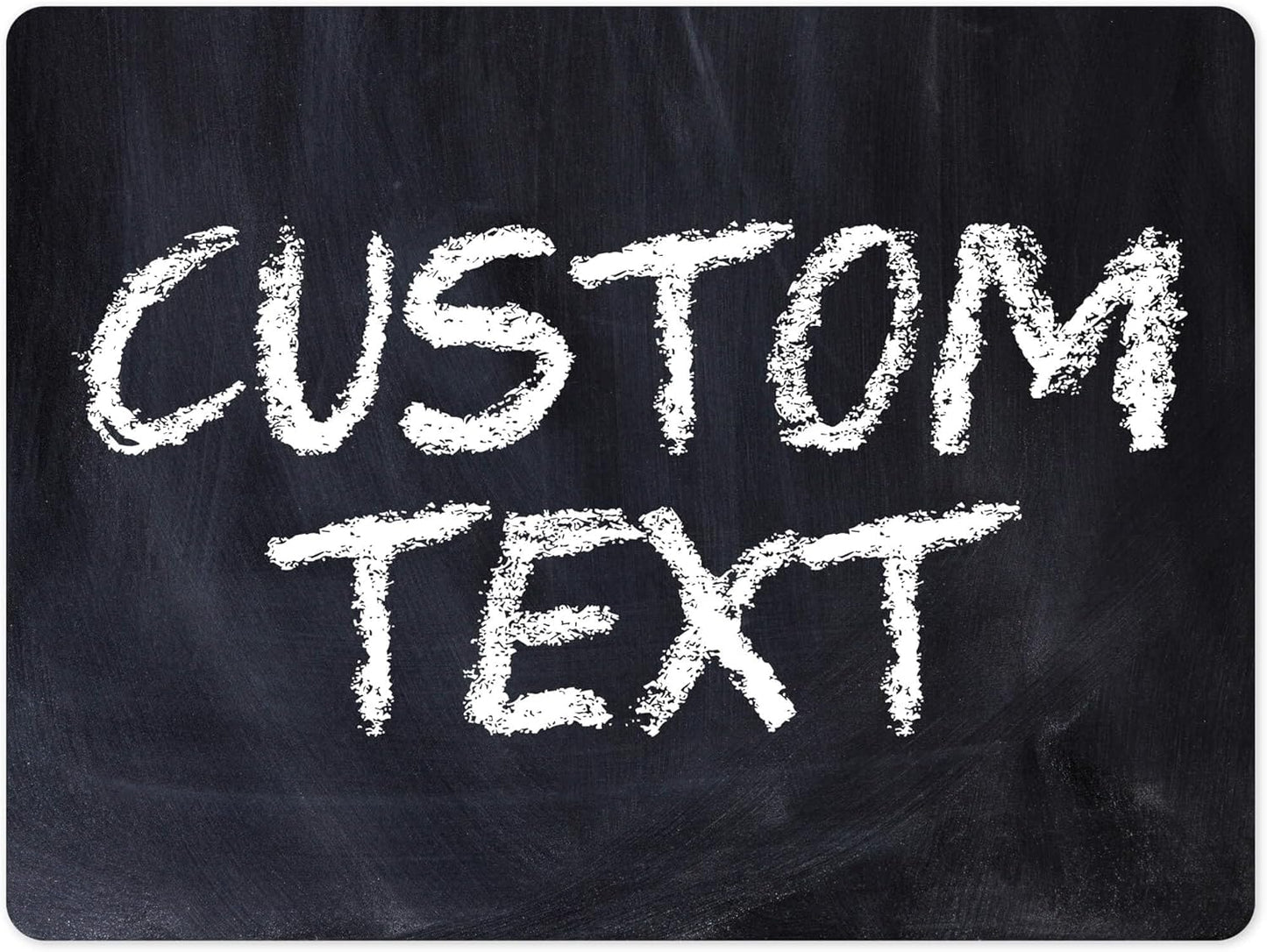 Custom Sign, Custom Street Sign, 11 Font Colors, 13 Font Styles, 4 Hole Options, 22 Sizes, 18x24 Inches, Rust Free DiBound, Fade Resistant, Made in USA by My Sign Center (Chalkboard Black)