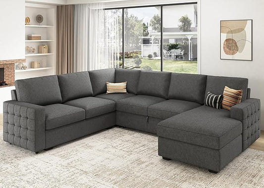 HONBAY Sectional Sleeper Sofa by HONBAY