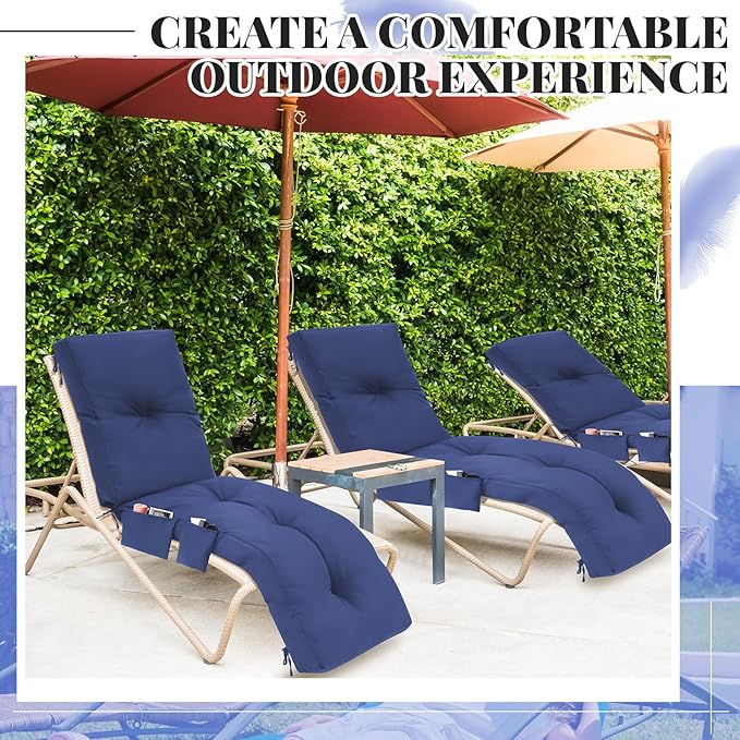 Outdoor Chaise Lounge Cushions - Image 5