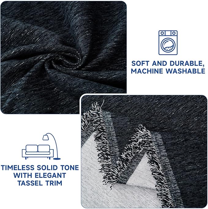 VClife Couch Cover for Sofa, Soft Washable Chenille Couch Covers for 2 Cushion - Image 2